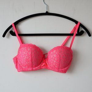 Victoria's Secret Pink Padded Bra, Size 32C